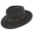 Tampa - Walrus Hats Grey Center Dent Wool Felt Fedora Hat